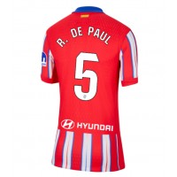 Atletico Madrid Rodrigo De Paul #5 Fotballklær Hjemmedrakt Dame 2024-25 Kortermet